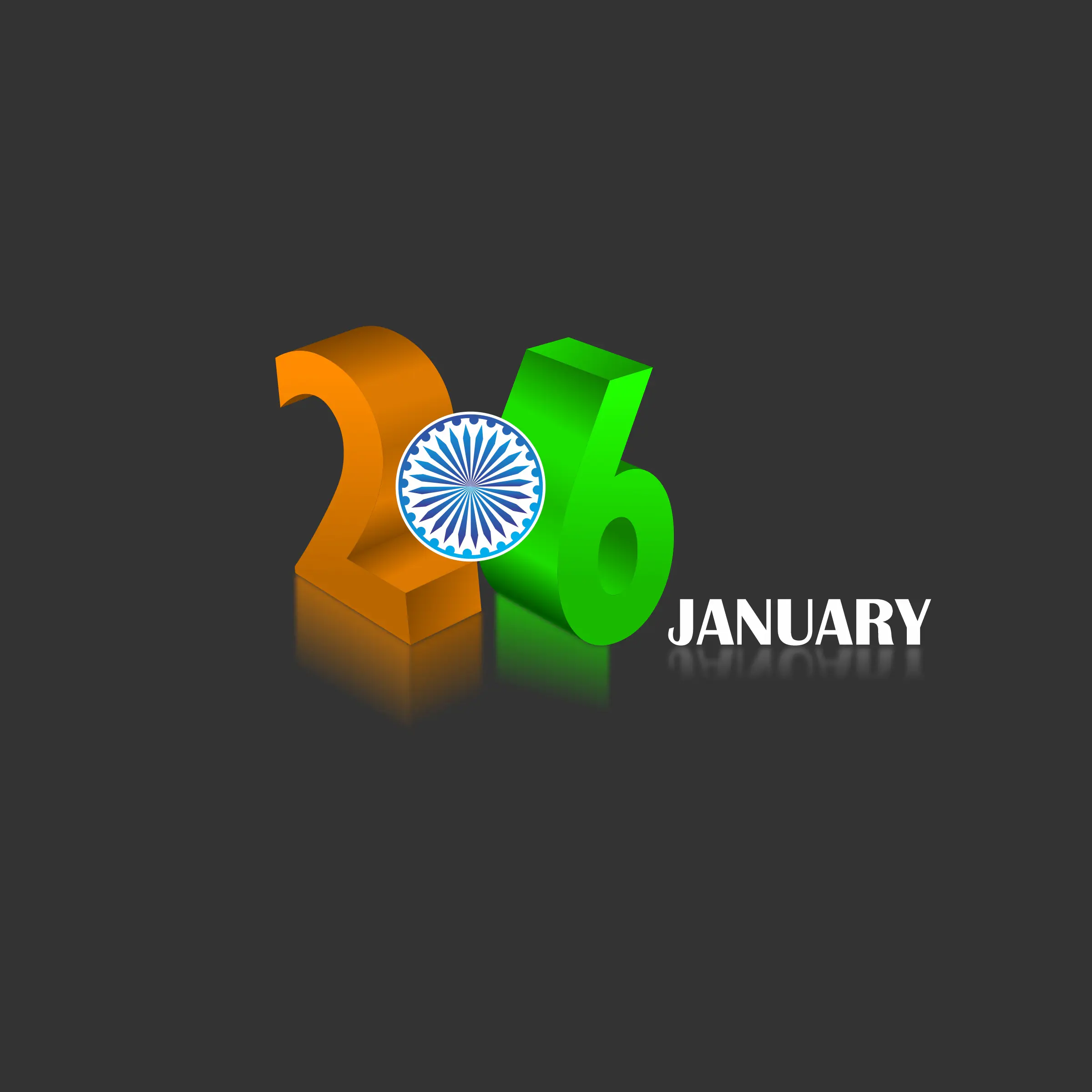 26 january 2022 design vector
