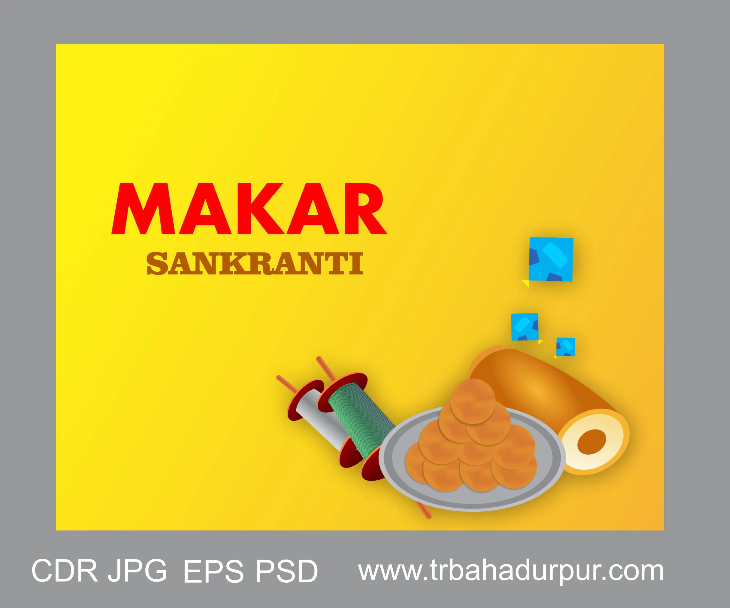 makarsankranti full background design
