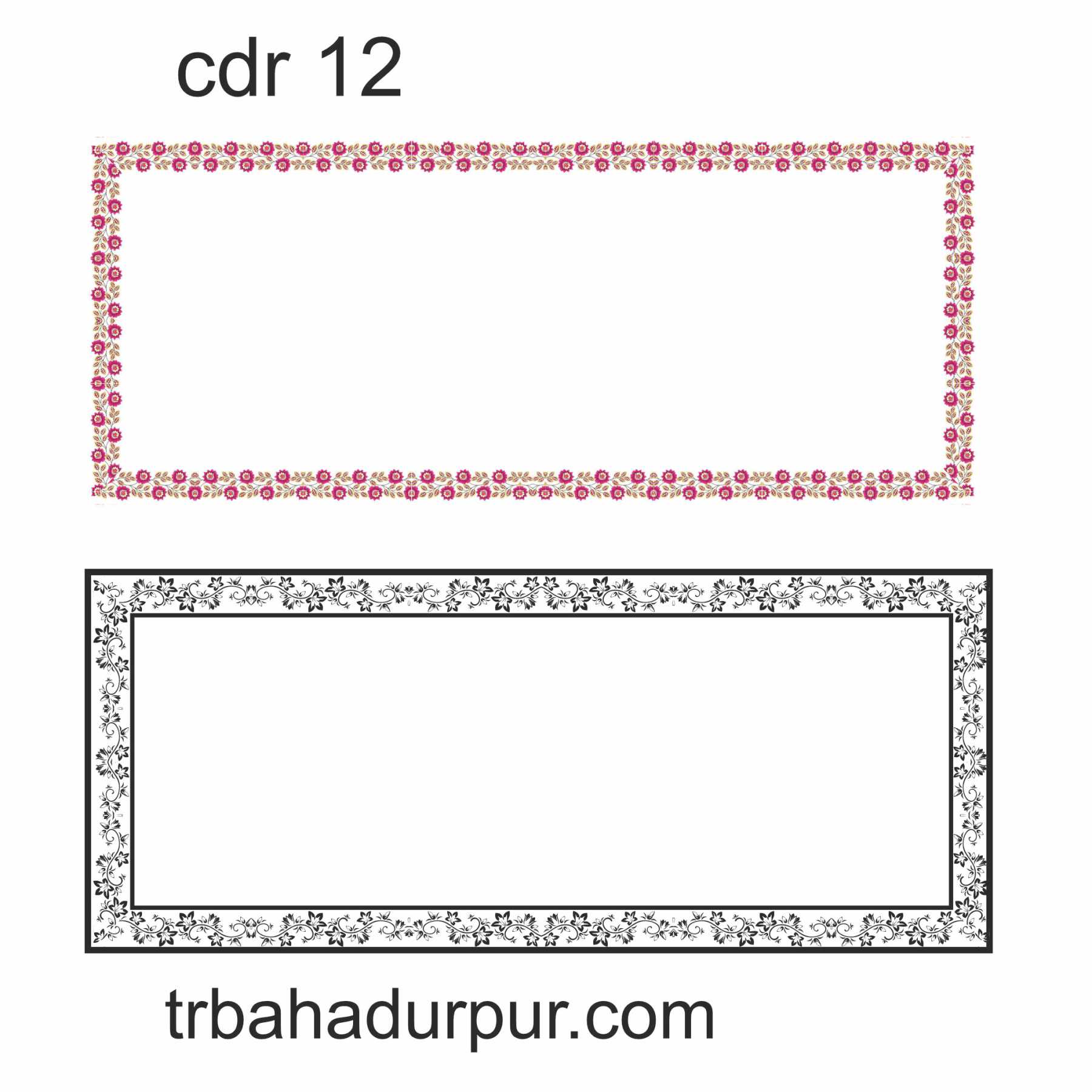 border frem shadi card