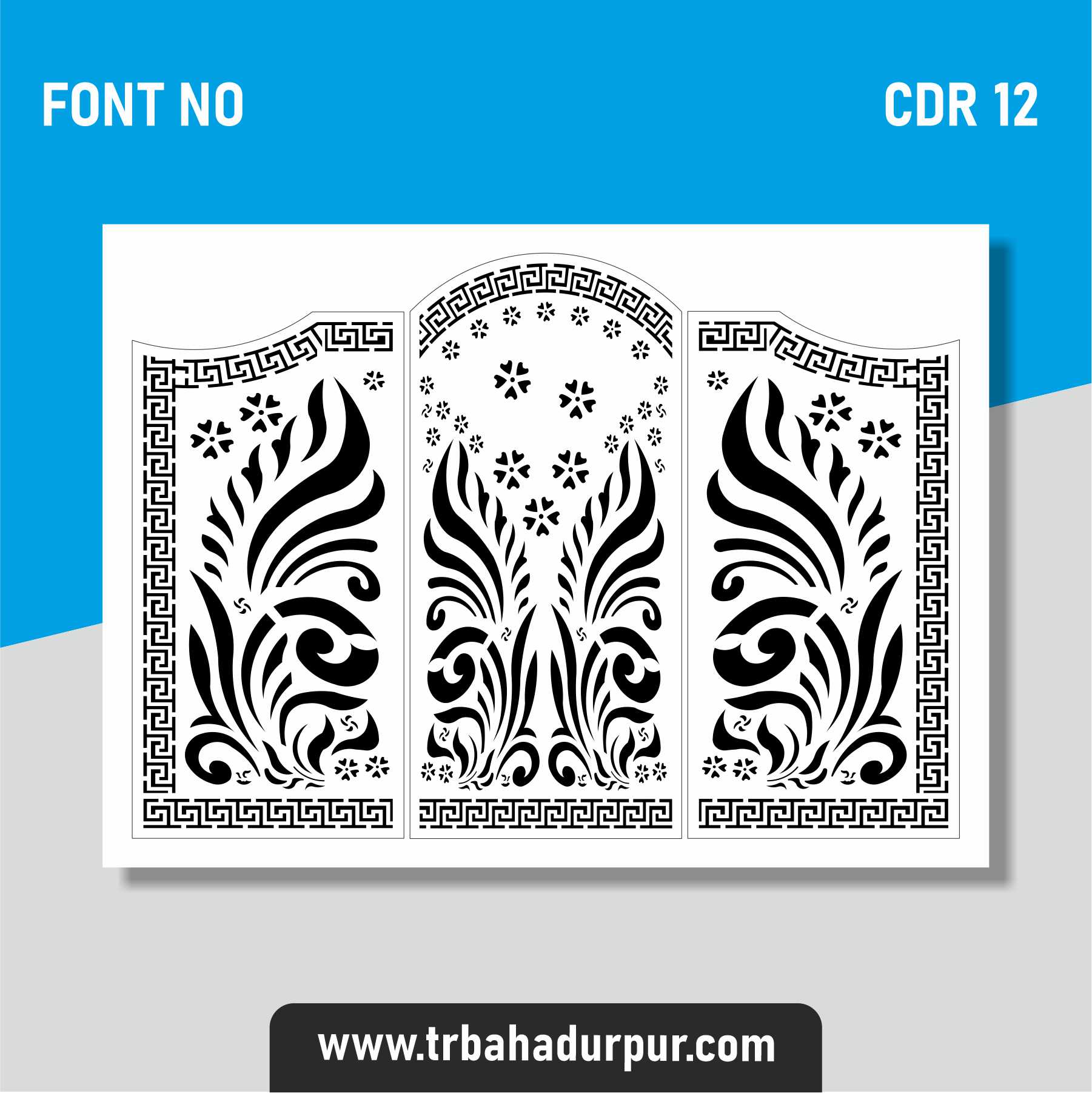 new cnc gate design cdr file