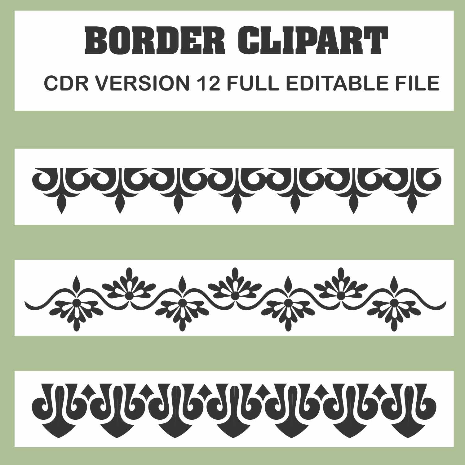 simple black border design