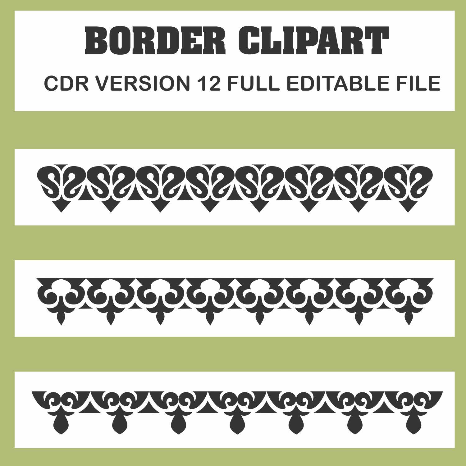 New clipart design border