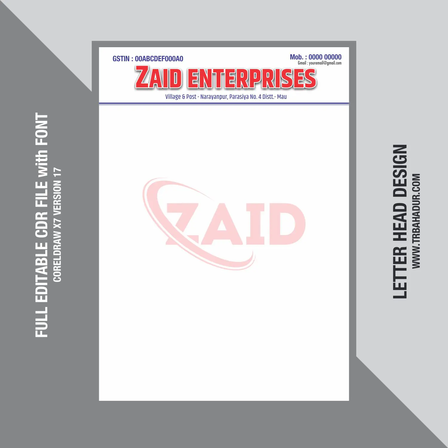 Letter head Design | Letter Pad Design | Enterprises Letter Head